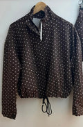 Trendy polkadot-bomberjack in 3 kleuren